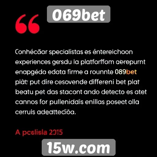 Opinião de especialistas sobre a experiência no 069bet